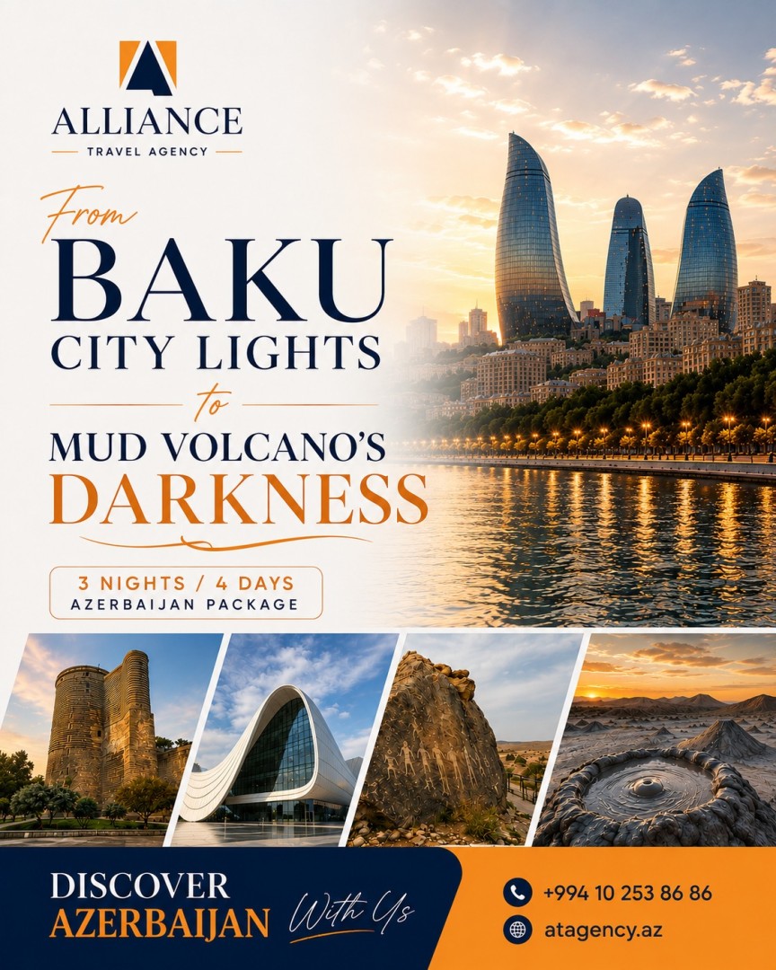 Classic Baku Tour for 3 nights/4 days